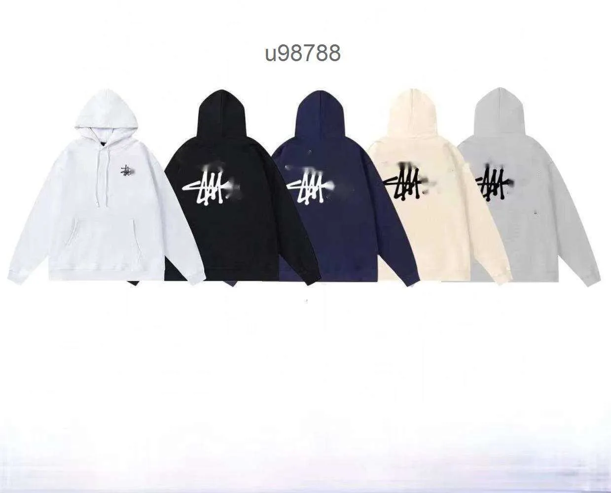 Designer hoodie herr- och kvinnors stussiness tryckt bape hoodie t-shirt crewneck jumper kvinnor dragkedja hoodie kläder tröja tröjor fas8qclttt