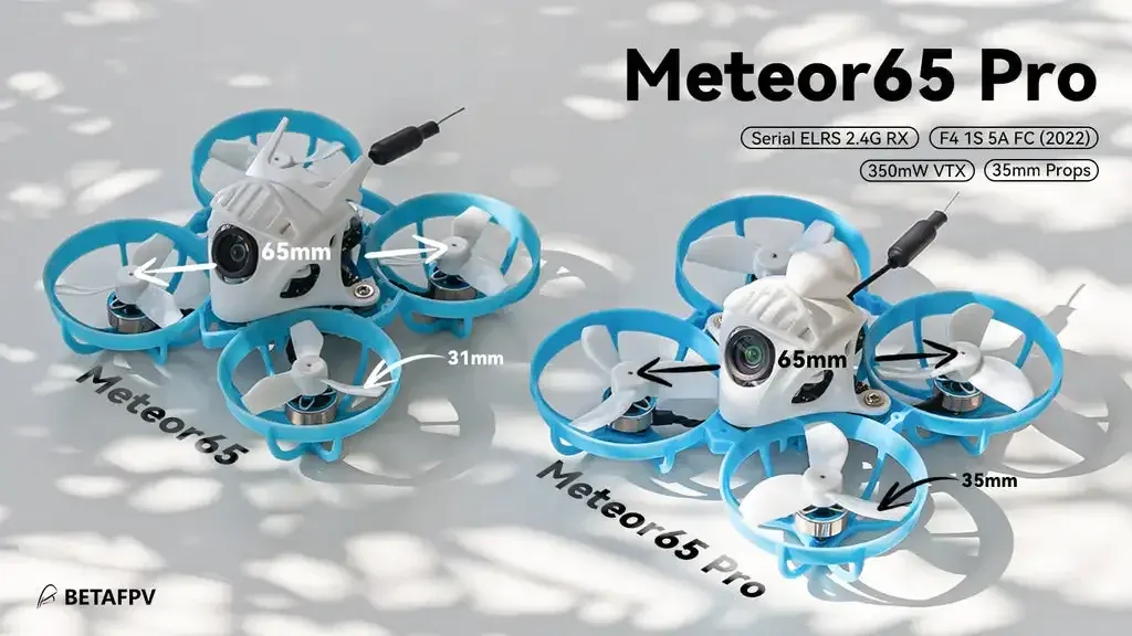 DHgate.com:65mm Meteor65 Pro 1S FPV Racing Drone w/ F4 FC