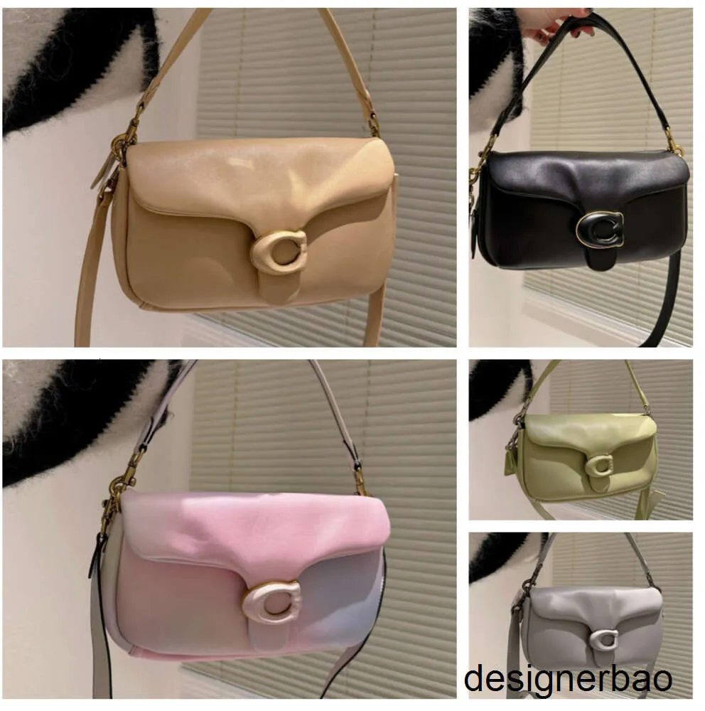 مصمم كيس الكتف Baghandbag Crossbody Bags Balck Gray Cream Pink Cross Body Body Loft Handbags Mini Tabby Pillow 26cm Women Green Black