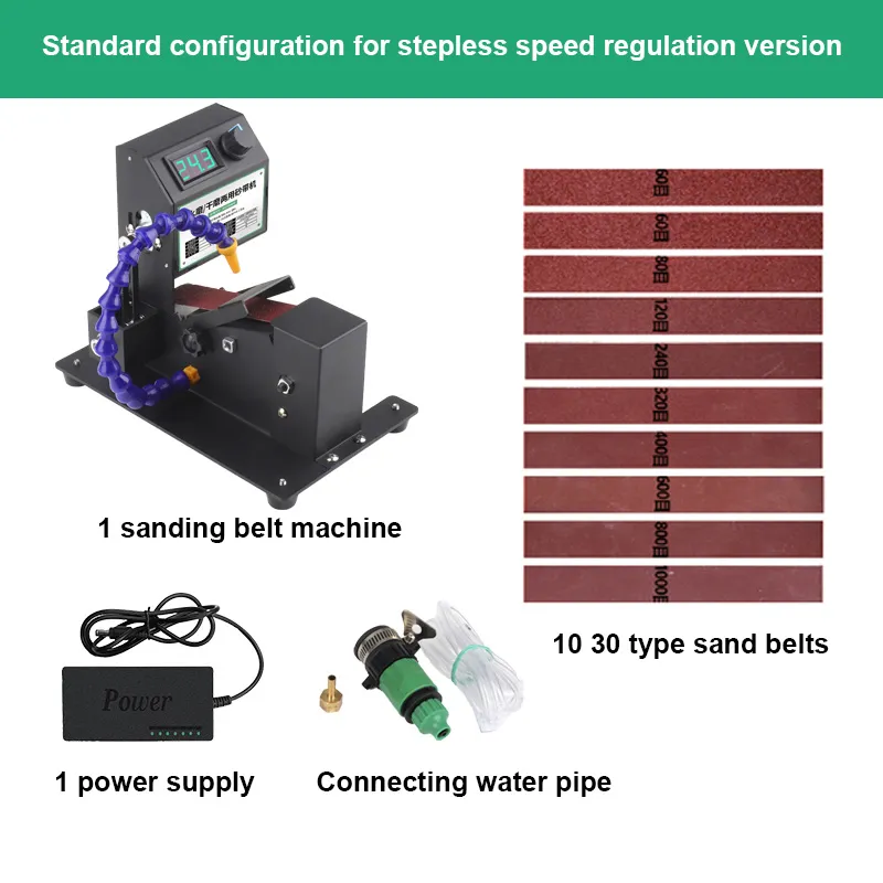 Electric Water Cooled Belt Grinder With 10 Sanding Belts 350W DIY Knife  Sharpener For Polishing And Grinding From Beijamei_shop, $110.9