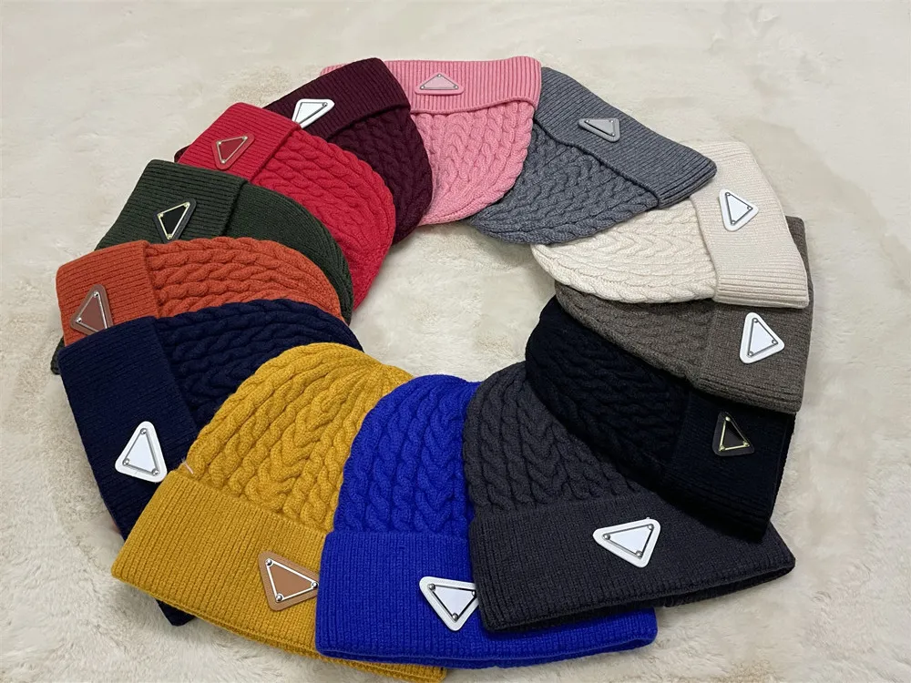 Luxury Brimless Hat Designer Men Women Knitted Hat Autumn Wool Hat Letter Jacquard Unisex Cashmere Letter Casual Skull Outdoor Hat