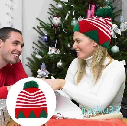 BERET Autumn Santa Hat Men Women Halloween Decoration Christmas Costume Decoration garn ullvaror