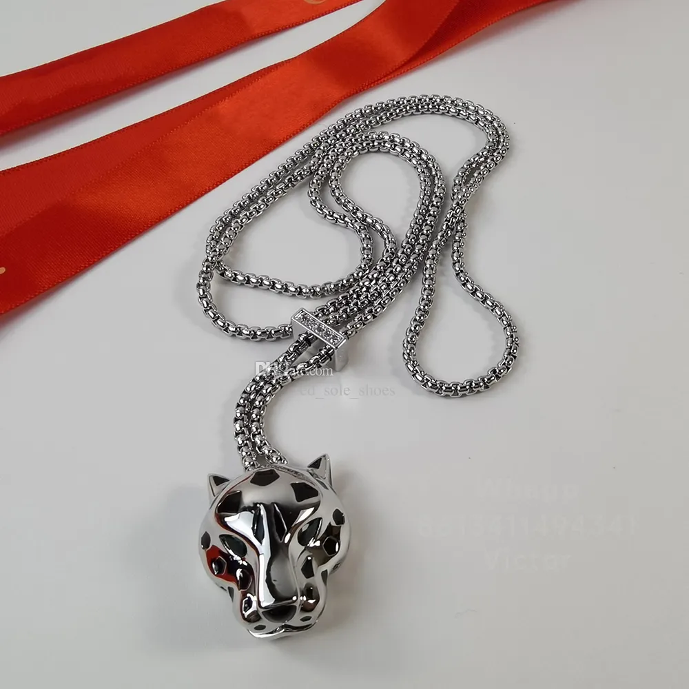 Ожерелье Panthere для женщин, дизайнерское для мужчин, с бриллиантами, изумрудным золотом, серебро 18 карат 925, роскошный классический стиль, модный подарок для подруги с коробкой 018