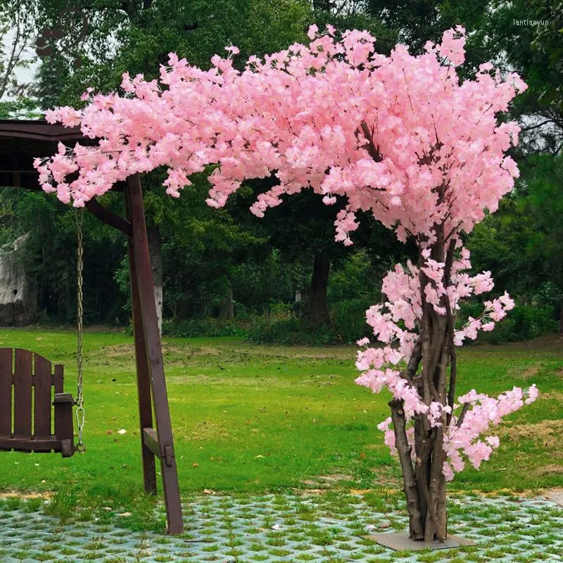 Dekorative Blumen Koko Flower 100cm Silk Cherry Blossoms Artificial Wedding DIY Arch Background Decoration Zubehör Home Garden Decor