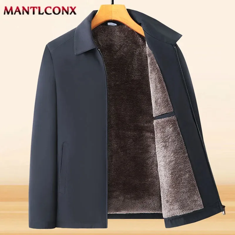 Hommes 'mélange épais polaire veste hommes coupe-vent hiver manteau Blazer automne chaud coupe-vent décontracté affaires L 3XL 231123