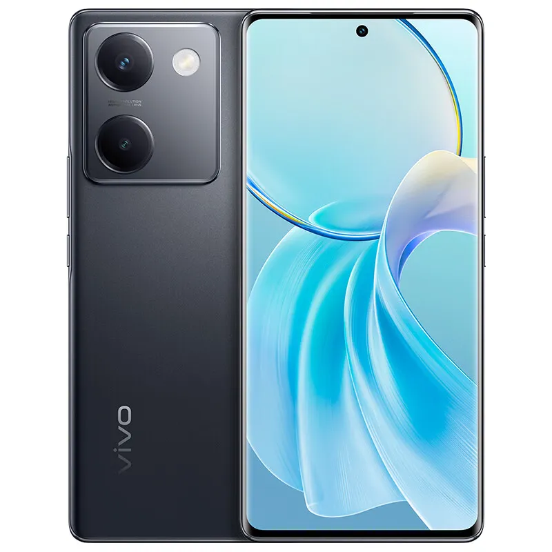 Original Vivo Y100 5G Smart Mobile Phone 12GB RAM 256GB ROM Snapdragon 695 64.0MP 5000mAh Android 6.78" 120Hz AMOLED Tela curvada ID de impressão digital Telefone celular à prova d'água