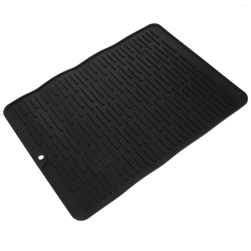 Silicone Table Mat For Kitchen Worktop Heat Resistant Drying Dish Drainer  With Bowls And Antimicrobial Dish Drying Mat From Hualiigg, $15.33