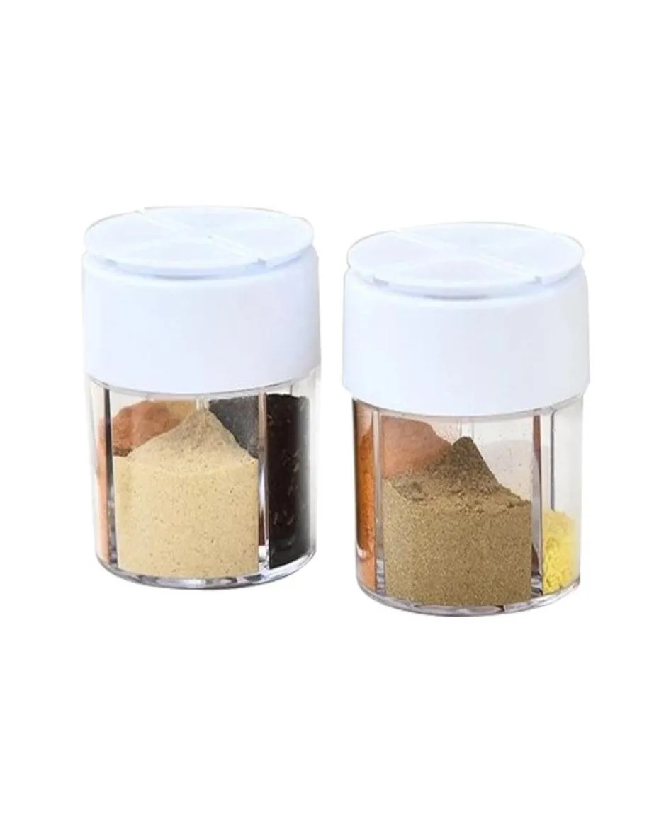 Seasoning Box Herb Spice Tools Salt Pepper Jar Sugar Bowl Kitchen Gadget Device Sets Spice Boxes Organizer Tool1359590