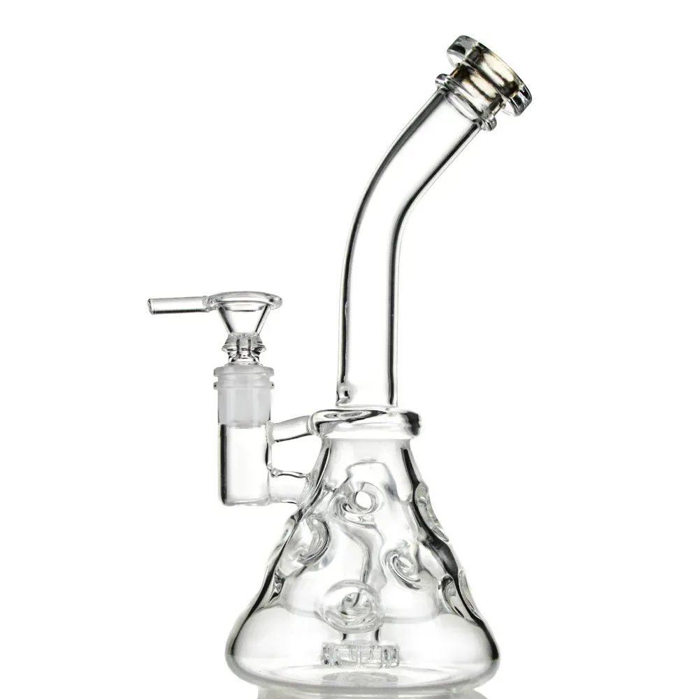 9 Inch Swiss Perc Fab Egg Beaker Hookahs Glass Bong Showerhead Perc Percolator Dab Rig Recycler Bongs Oil Rigs Dabber Water Pipes Clear Waterpipe