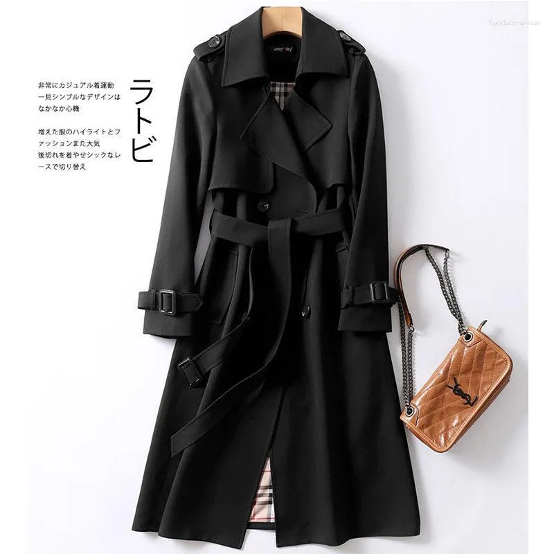 Women's Trench Coats Winter Long Shirt Dress Women Brown Windbreak Coat Korean Plus Large Size Casual Outerwear Thickening Fashion 4XL