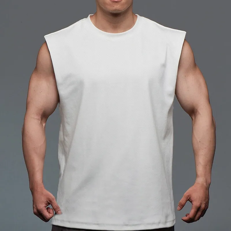 Tampo masculino Mesh Mesh Gym Roupas de ginástica Ele treino de trepadeira mangas camisa de fitness sportswear cenas de fitness cenas de gestas