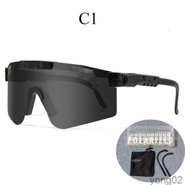 2023 El más nuevo Pits Vipers Gafas de sol Hombres Mujeres Diseño de marca de lujo Gafas de sol polarizadas para hombre Uv400 Sombras Goggle Giftes Caja gratis Pv01 2ucon