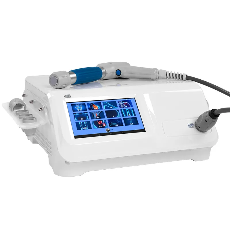 Draagbare pneumatische shockwave-therapiemachine Fysiotherapie Cellulitisvermindering Pijnverlichting