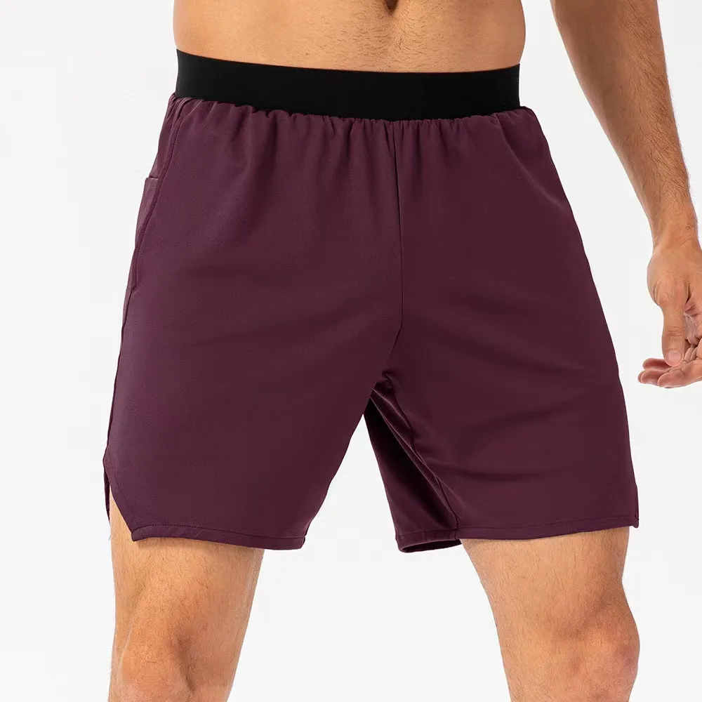 Pantalones cortos de yoga para hombre, trajes para correr, deporte, baloncesto, pantalones de entrenamiento transpirables, pantalones cortos para hombre, pantalones cortos para ejercicio en el gimnasio, pantalones deportivos lulus, pantalones para correr al aire libre, estilo casual