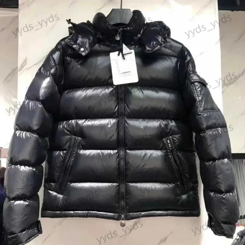 Męski trend parkas Wysokiej jakości męską kurtkę mc puszystą białą kaczkę w dół unisex z kapturem ciepłe wodoodporne puffer zima grube kurtki chlebowe t231123