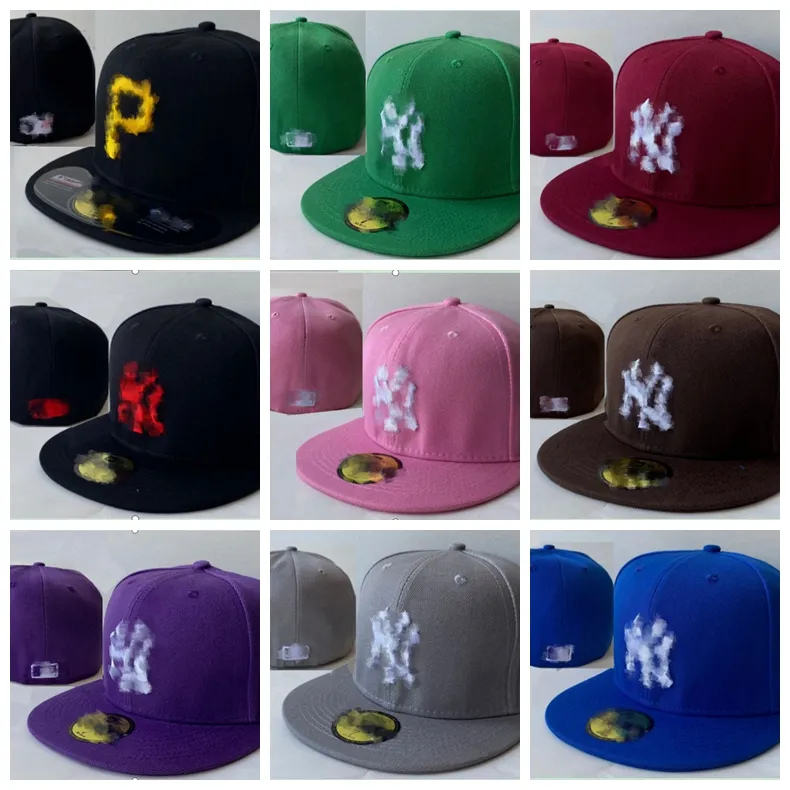 Heiße Herren-Baseballmützen aus Segeltuch, Designer-Hüte, Damen-Fitted-Kappen, modische Fedora-Buchstaben, Streifen, Herren-Casquette-Beanie-Hüte, Größe 7–8