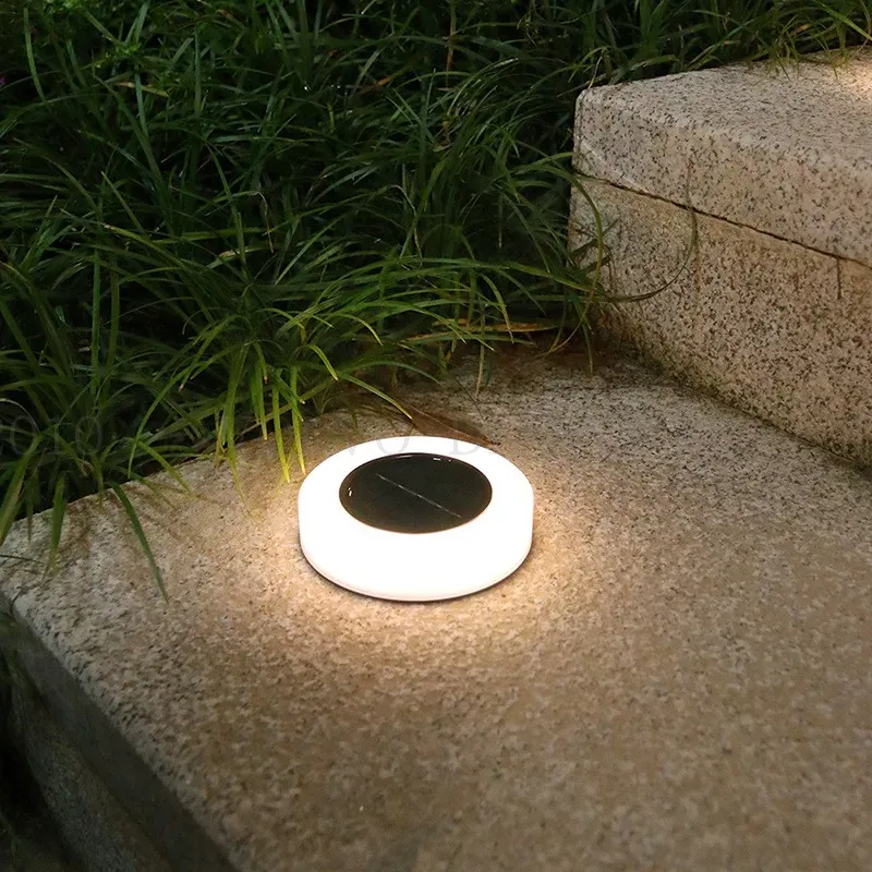 8 LED Solar Lawn Yard LED Night Light Power Solar Power Buried Light