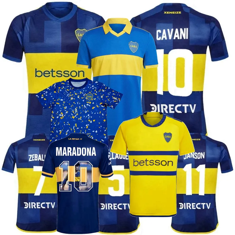 new season 2020 boca juniors home blue #16 de rossi soccer jerseys 19/20 away wh
