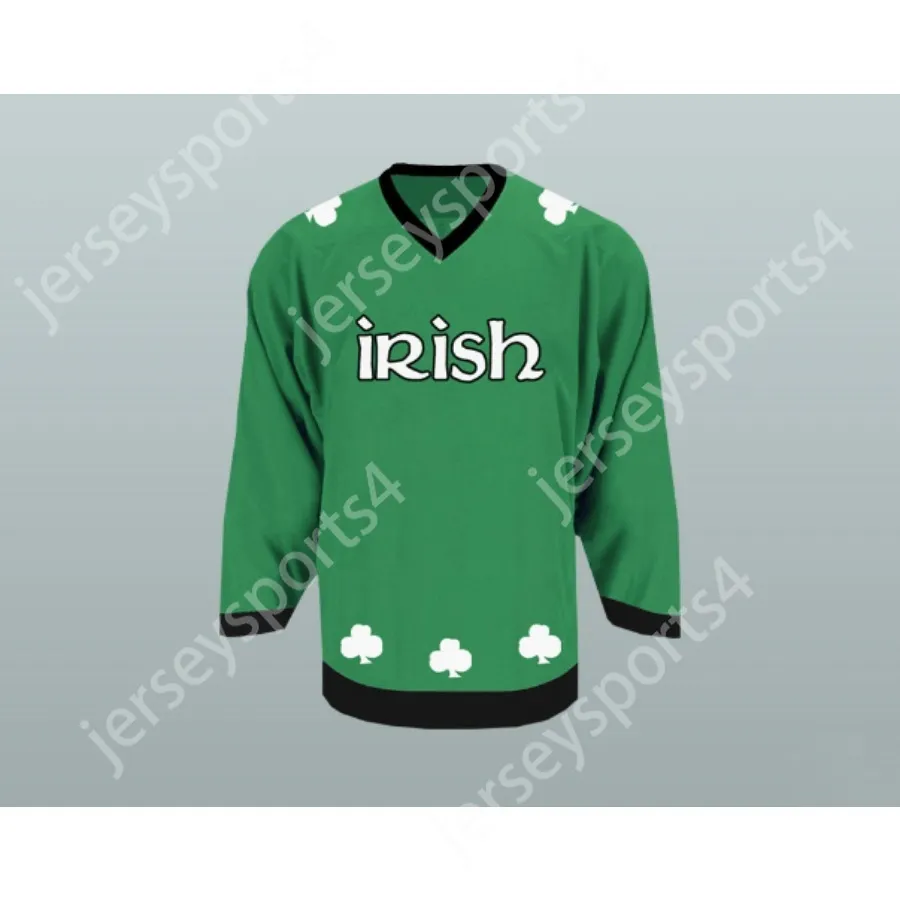 Özel Yeşil 4 ST. Patrick'in İrlandalı Cloverkill Hokey Forması Yeni Top ED S-M-L-XL-XXL-3XL-4XL-5XL-6XL