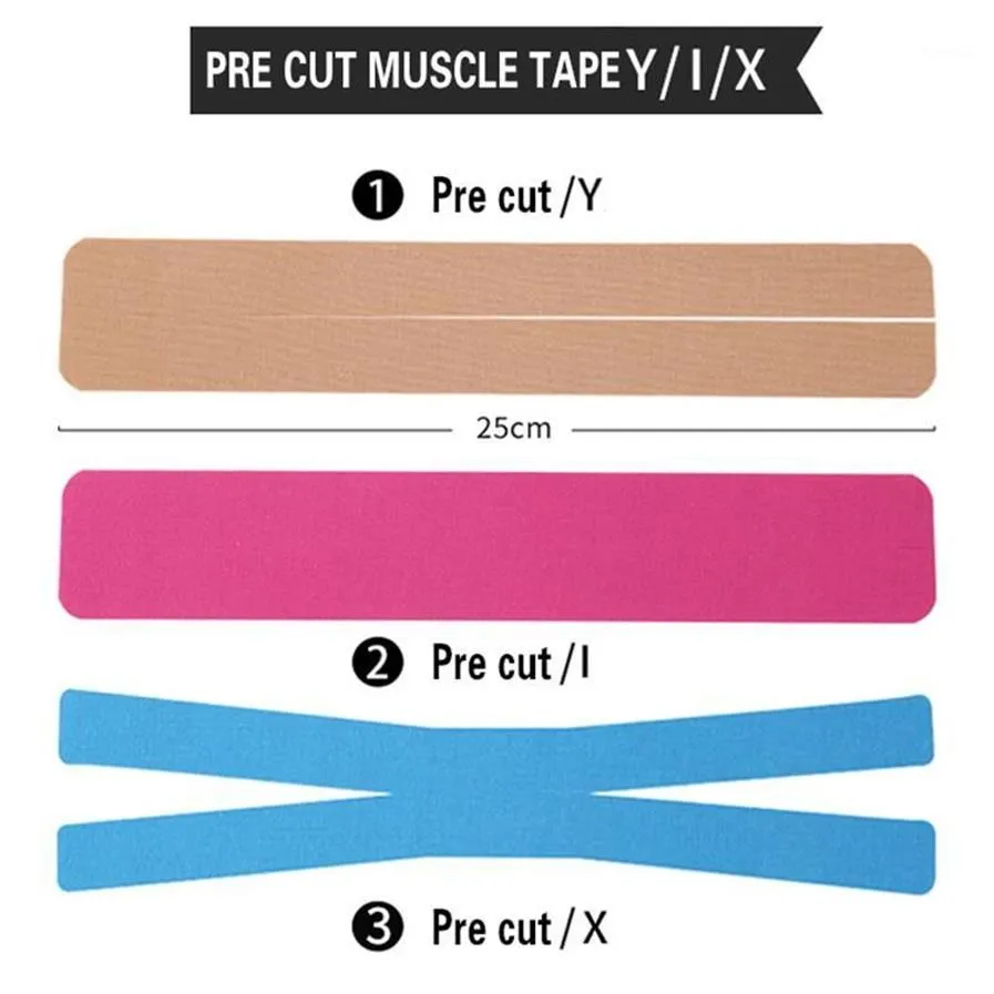 5Cmx5m Pre Elbow Cut Kinetic Muscle Support Athletic Recovery Elastic Kinesiology Tape Muscle Strain Ligament Tension Patch Y-I St340B