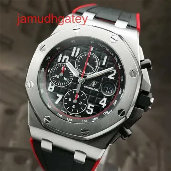 Ap Swiss Luxury Watch Royal Oak Offshore Precision Steel Automatic Machinery 26470st 42mm Vampire Upgradable Ceramic Ring Men's Watch