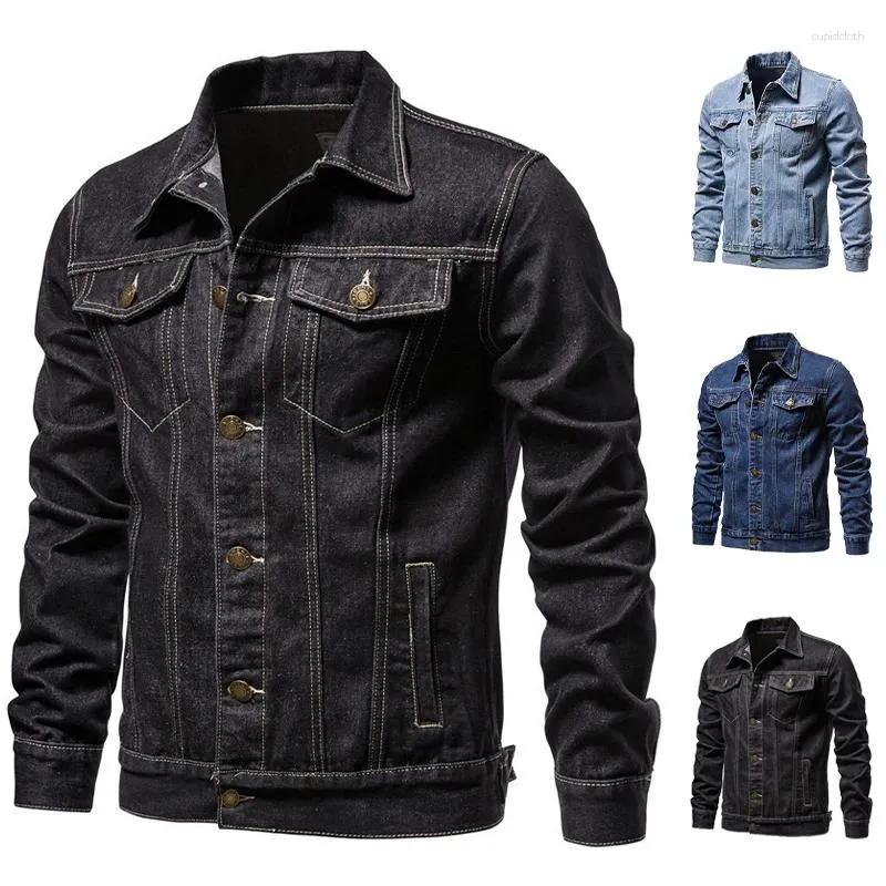 Vestes pour hommes Coréen Coton Jean Veste Hommes Vêtements Styles Mode Casual Denim Pour Chaqueta Vaquera Hombre Jaqueta Masculina