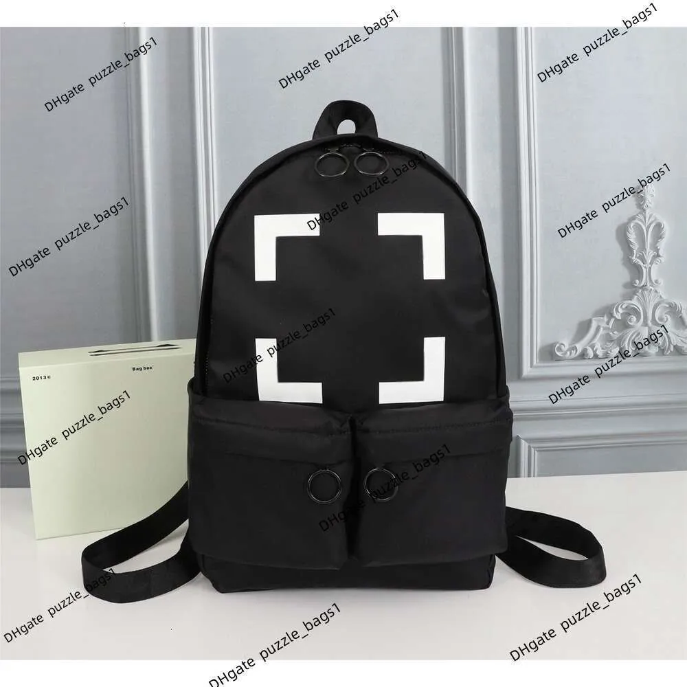 Sac de designer hors marque blanc sac à dos de luxe New Arrow sac à main Graffiti Street Fashion Sacs de voyage en toile Essentiel pour la mode de haute qualité