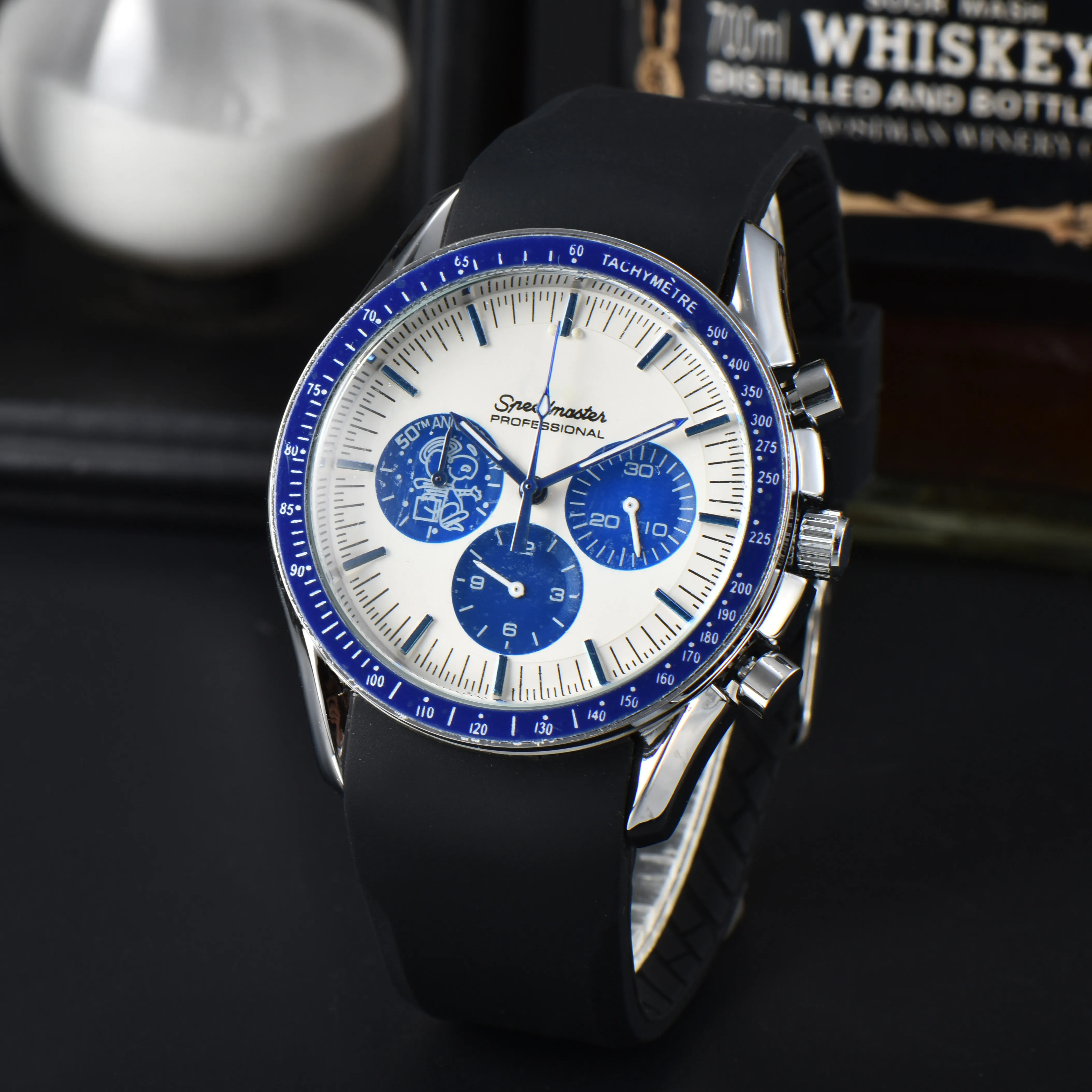 2024 Mens Stainless Steel Quartz Mens Wristwatch With All Dial Work Top