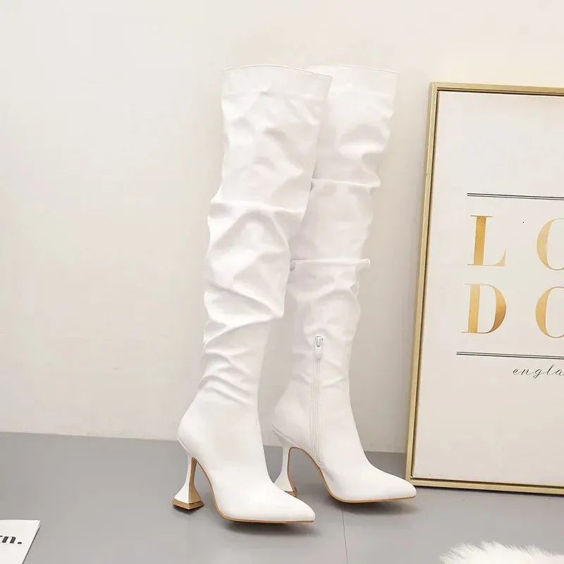 Glass heel sale boots
