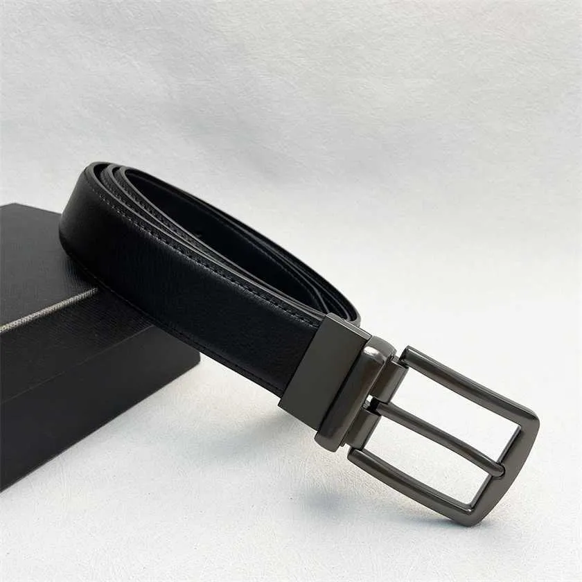 26% korting op riemontwerper Nieuwe Kou Pin Buckle Small Lychee Patroon Men's Leather Leisure Business Belt 3,4 cm