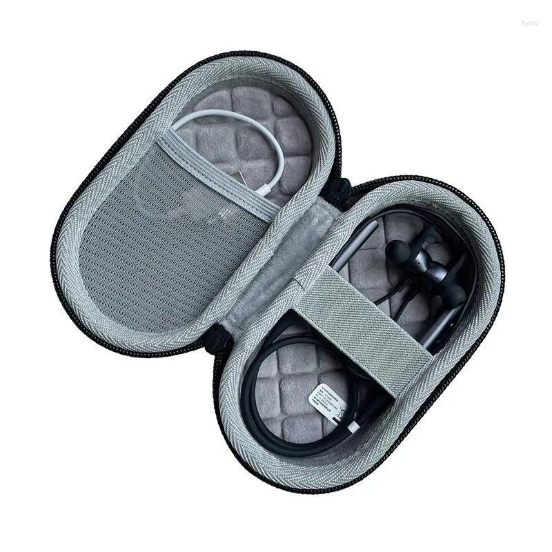 Duffel Taschen Tragetasche für Lenovo SC03 Kragen Kopfhörer Hals hängen In-Ear Verb Bluetooth Wireless Tasche Aufbewahrungsbox Abdeckung