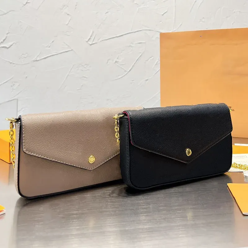 Luksurys kobiety torebki designerskie torby Pochette łańcuch torebki marki ramię crossbody torebka moda