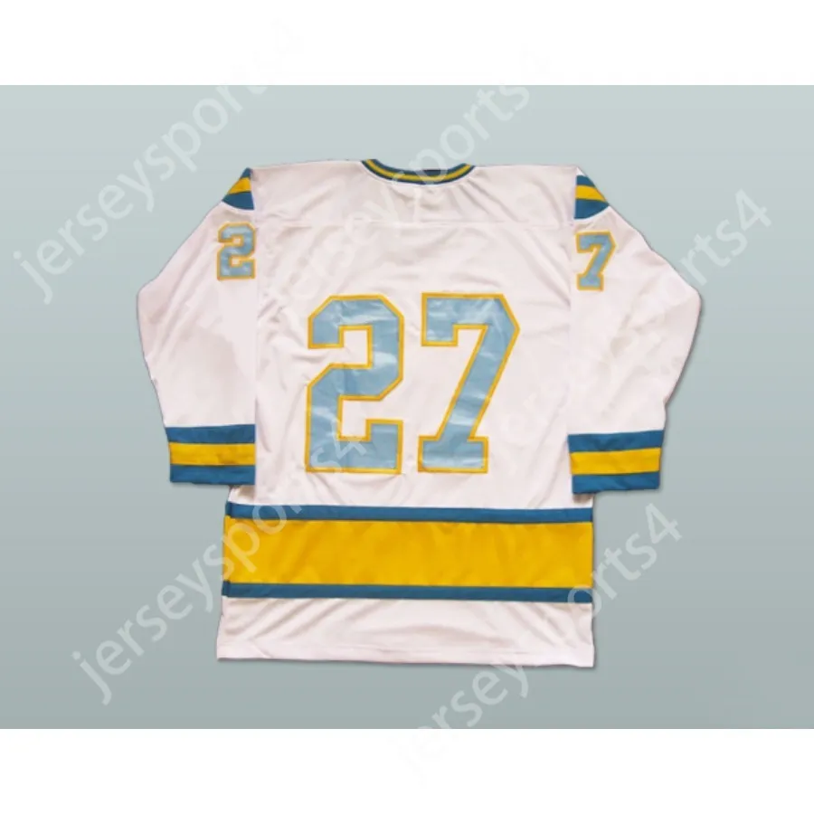 Custom Gilles Meloche 27 Golden Seals Hockey Trikotie Neue Top ED S-M-L-XL-XXL-3XL-4XL-5XL-6XL