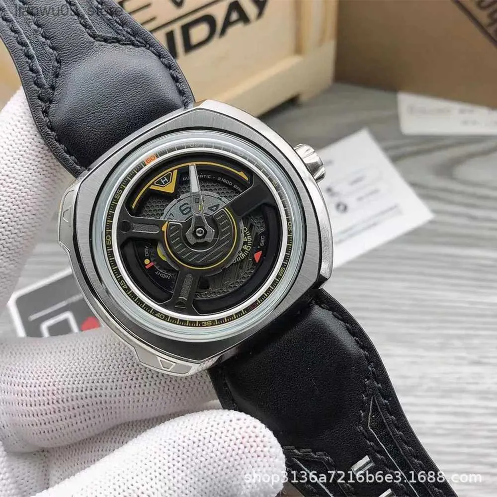 Wristwatches Luxury Brand Friday Automatic Mechanical Watch SF-T3/02-S177 Hollow Dial Design Movement Movement Seven Wristwatches Best Gifts BoyQ231123