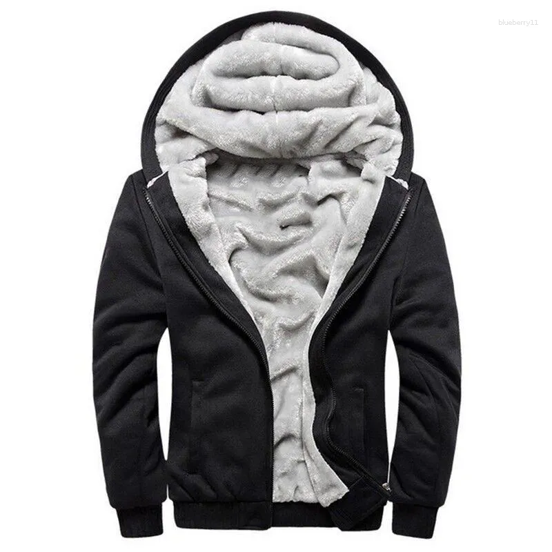 Herrjackor mode bombare mens vintage förtjockning fleece jacka höst vinter designer man smal passform varm kappa 2023