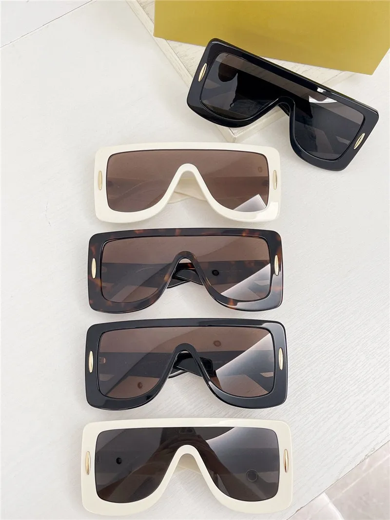 New fashion design Anagram mask sunglasses in acetate model 40106U oversized frame simple and unique style 100% UVA/UVB protection outdoor glasses