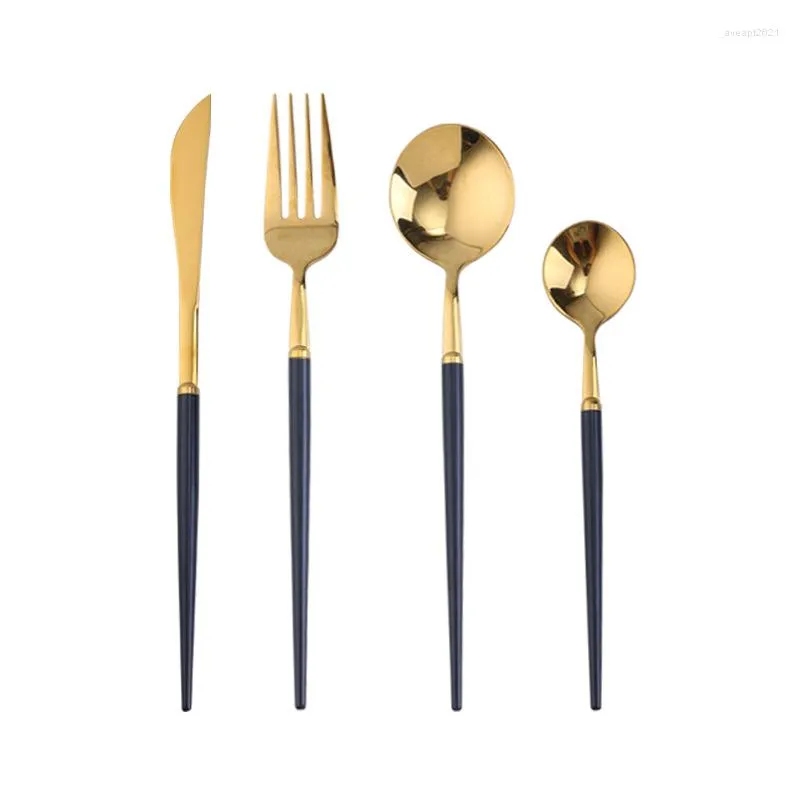 Set di stoviglie 4 pezzi Portogallo Stoviglie Posate Acciaio inossidabile 304 Utensili da cucina Include coltello Forchetta Cucchiaino Silverwar