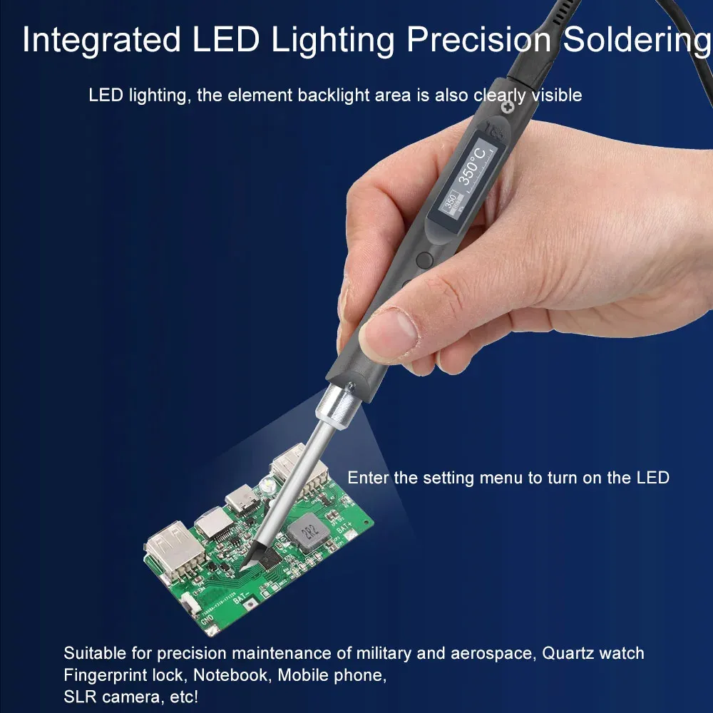 Smart Soldering Iron | 100W Fast-Heating USB-C - View #13