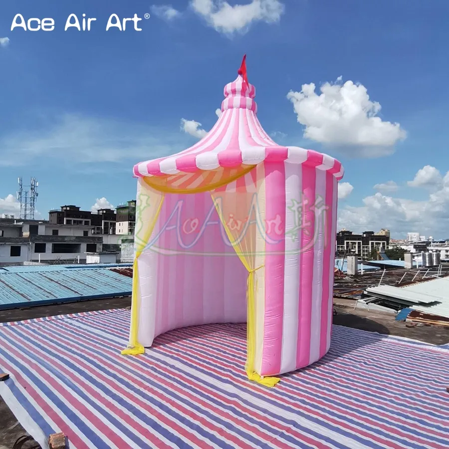 Red & White Circus Play Tent: 10ft Inflatable With... From Toy_model ...