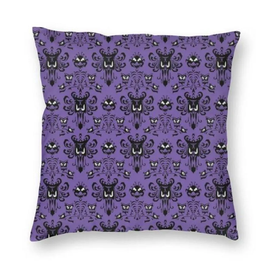 CushionDecorative Pillow Haunted Mansion Sofa Halloween Ghost Happy Haunts Modern Cushion Cover Velvet PillowcaseCushionDecorati411838426