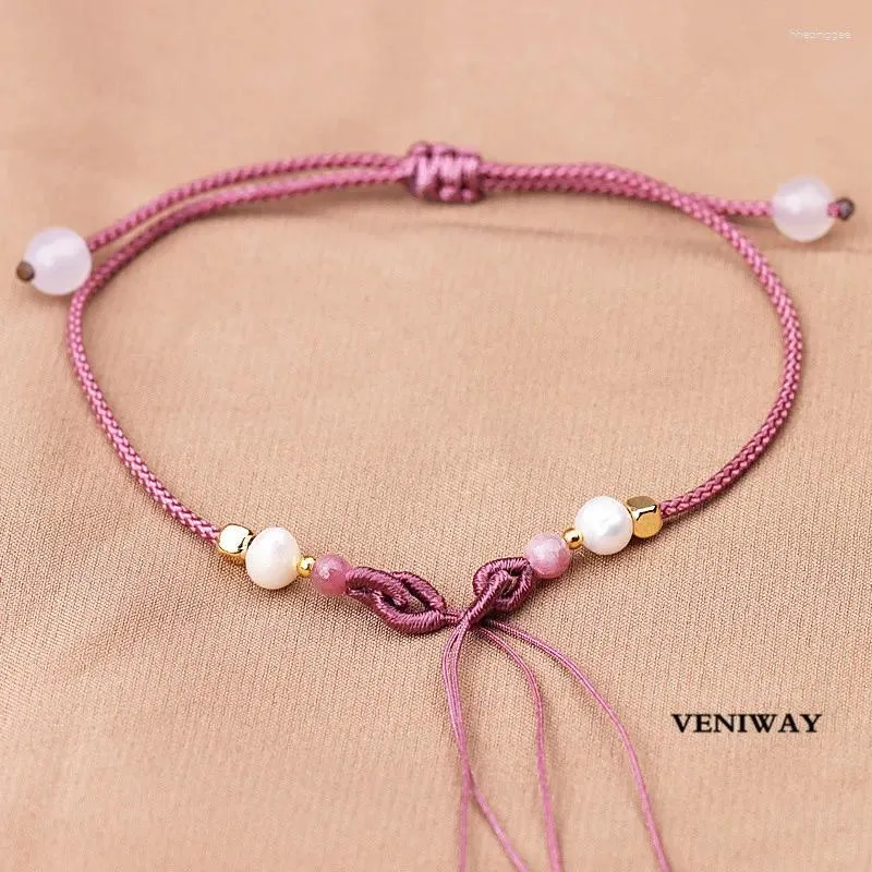 Strand Handgemaakte Gevlochten Armbanden Verstelbare Geweven Armband Voor DIY Parel Touw Groothandel Sieraden Geschenken Accessoires Bevindingen Maken