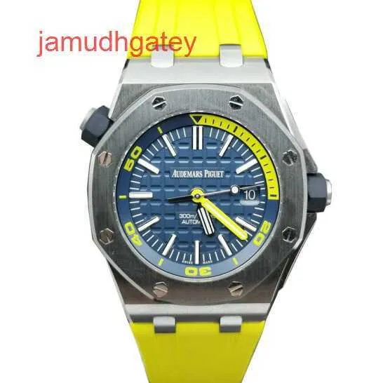 Ap Swiss Luxury Watch Royal Oak Offshore Automation 42 mm di diametro piatto blu 15710st orologio da uomo