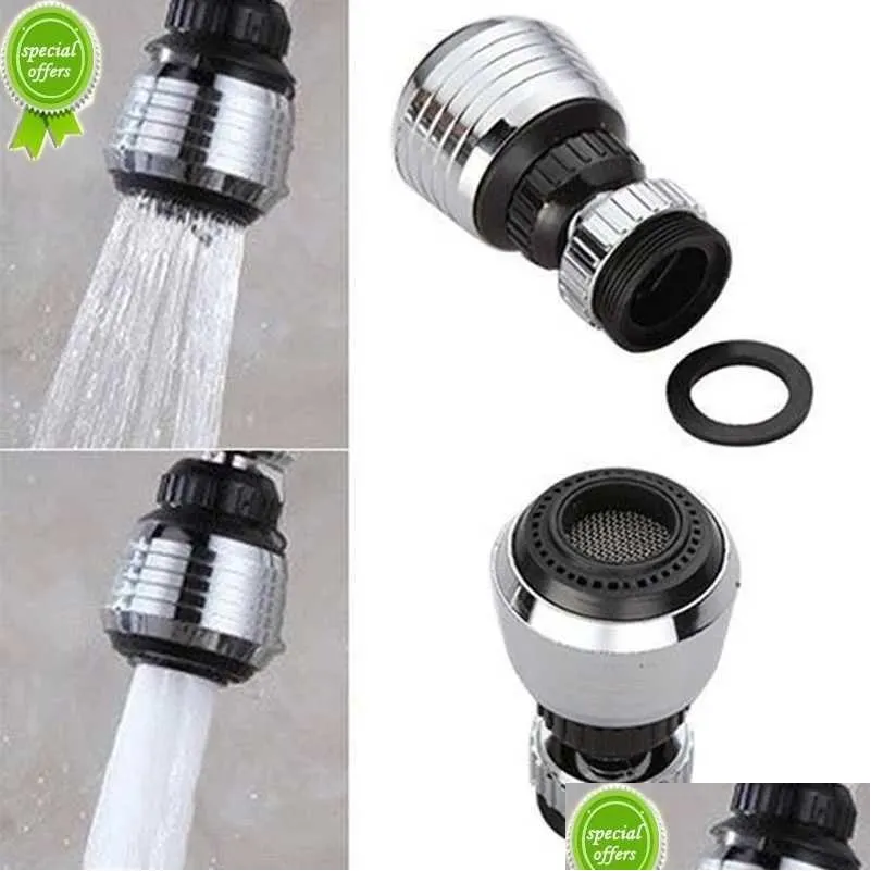 Bakning av konditoriverktyg Nytt kök kran Aerator Water Bubbler Twist Head 360 ° roterande disksprutadapter för att spara extender filte DHF89