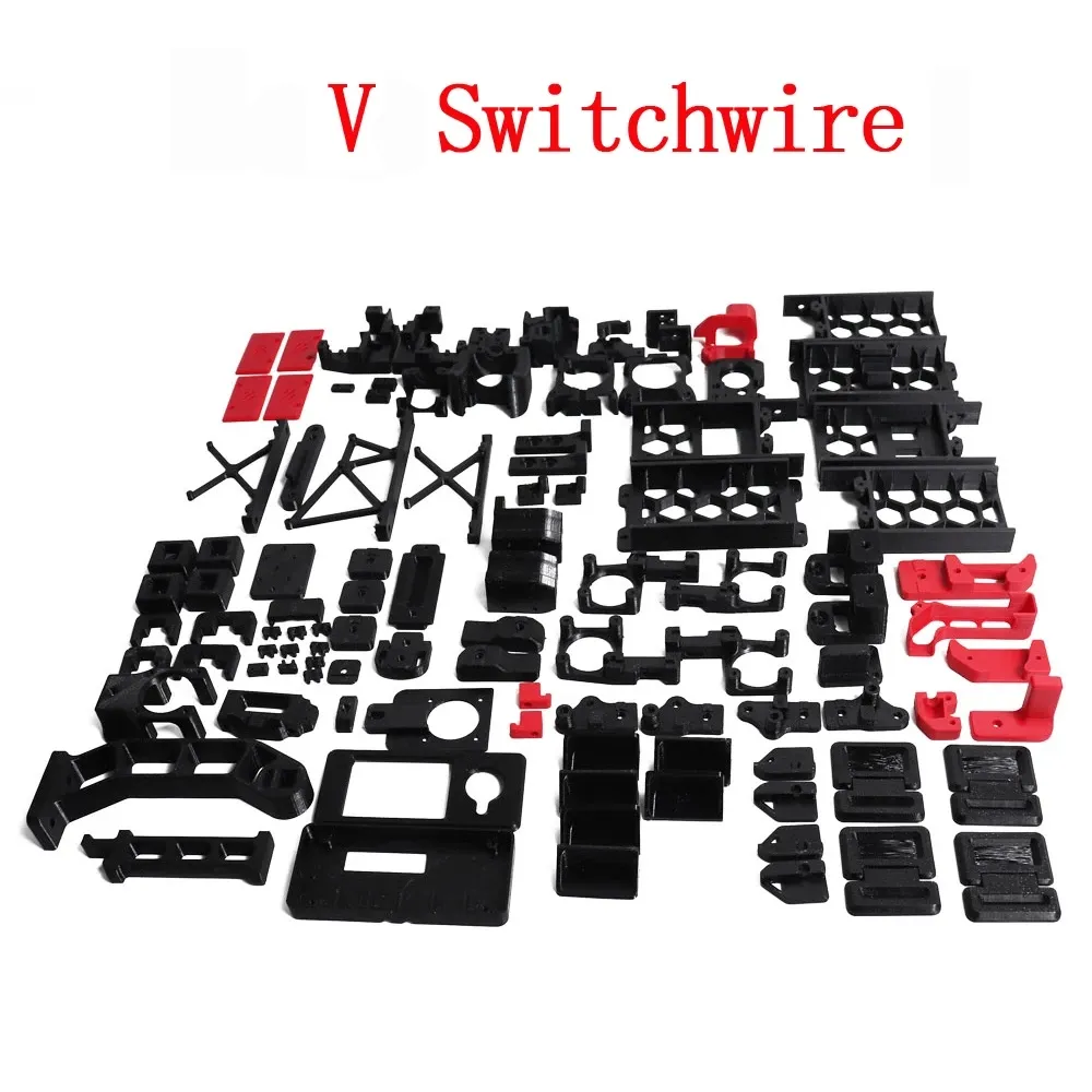 Skrivare levererar voron switchwire abs+ tryckta delar tryckta med esun filament v6 mygg drakhuvud skrivhuvuden fyller 40%