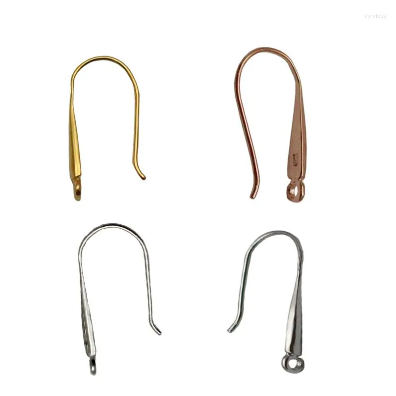 Hoopörhängen 925 Sterling Silver French Hook Earring Wire Accessory Gör söt gåva till Herid25345