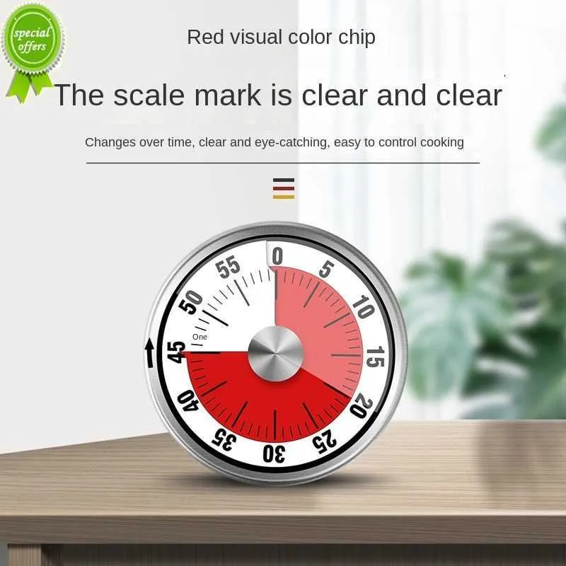 Neue 1pc Visuelle Timer Mechanische Countdown-Timer Küchentimer Klassenzimmer Unterrichtsuhr Für Unterrichtstreffen Cookin Arbeiten