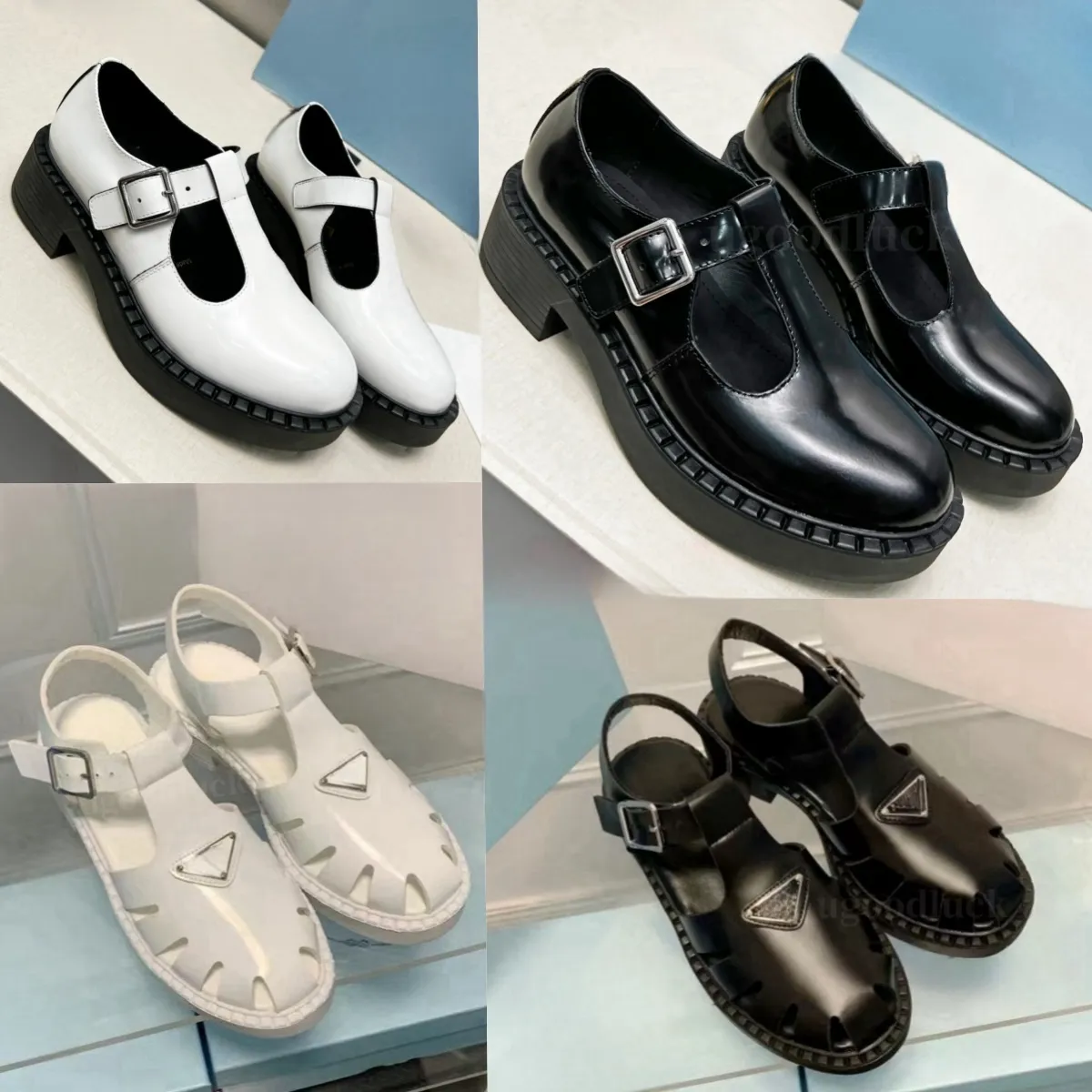 Designer mulheres sapatos p preto brilhante couro mocassins chunky plataforma tênis plataforma de borracha sapatos casuais moda respirável plana andando treinadores