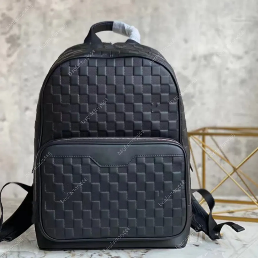 10a Top Designer ryggsäck män lyxväskor riktiga läder designer väska herrar duffle påse mochila dubbel lager stor kapacitet 1: 1 kopia ryggsäck stil elit svart resväska