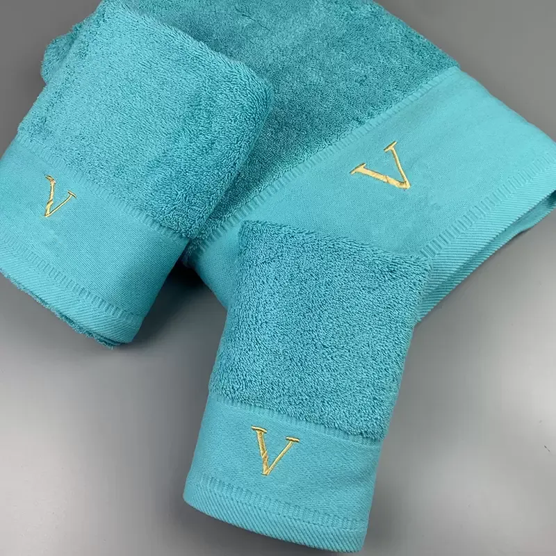 Luxury Letter Towels Set Fashion Quick Dry Designer Towel Classic Baroque Pattern Men Women HG