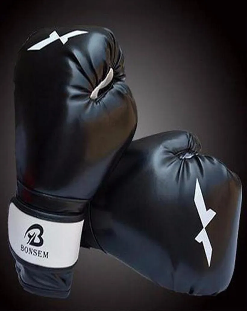 1 paio di guanti da boxe da allenamento nuovo stile guanti da boxe Sanda Karate Sandbag Taekwondo Fighting Hand Protector Guanti155Q9695539